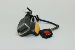A pre-owned Zebra RS5000-LCFSWR Corded Ring Scanner (Missing strap. Sold as seen).