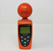 An as new Tenmars TM-195 3 Axis RF Field Strength Meter with manual and storage pouch.