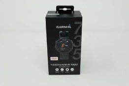 A boxed as new Garmin Forerunner 735XT GPS Running Watch in Black (Box Sealed).