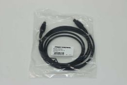 Twenty five as new Pro Signal Toslink Optical Lead 2M Audio Cables (Model: PSG00883).