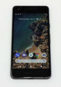 A pre-owned Google Pixel 2 G011A 128GB in Just Black (Bootloader unlocked, FRP clear, Blacklist