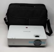 A pre-owned Sony VPL-EW435 Data Projector, with case and accessories.