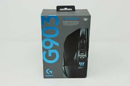 A boxed as new Logitech G903 LIGHTSPEED Wireless Gaming Mouse (Box opened, some cosmetic damage to