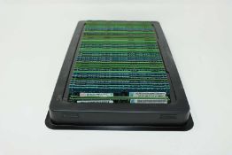 Fifty assorted pre-owned 2GB computer memory RAM sticks to include Micron, Samsung, Hynix and