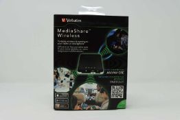 A boxed as new Verbatim 98243 MediaShare Wireless (Box sealed).