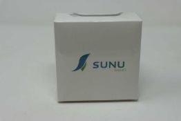 A boxed as new Sunu S Smart Band Sonar Smartwatch for the visually impaired in Black/Teal.