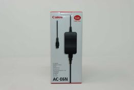A boxed as new Canon AC-E6N Adaptor.