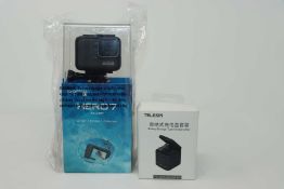 A boxed as new GoPro HERO7 Silver Waterproof 4K HD Digital Action Camera with Touch Screen (Box