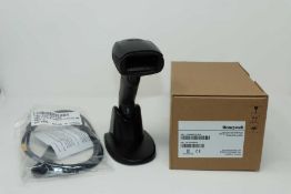 A boxed as new Honeywell Xenon 1950 Corded Rachet Barcode Scanner in Black (P/N: 1950GSR-2-2-INT)