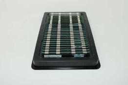Twenty five assorted pre-owned 4GB computer memory RAM sticks to include Micron, Samsung and