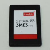 Four pre-owned InnoDisk DES25-B56D08BC1QC 256GB Industrial 2.5