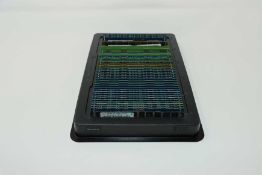 Fifty assorted pre-owned 4GB computer memory RAM sticks to include Micron, Samsung and Hynix (