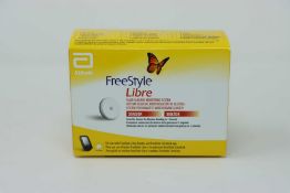A boxed as new Abbott FreeStyle Libre Glucose Sensor (Expiry date: 31/05/2021) (Box sealed).