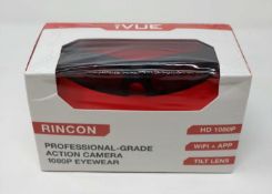 A boxed as new pair of iVUE Rincon 1080P HD Camera Video Recording Sunglasses (Box sealed).