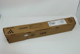 A boxed as new Ricoh MP C6003 841853 Black Toner Cartridge (Some cosmetic damage to box).