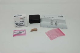 An as new Signia Contrast S+ Hearing Aid in Beige (REF: 10949268).