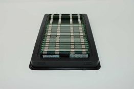 Twenty five assorted pre-owned 4GB computer memory RAM sticks to include Micron, Samsung and
