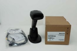 A boxed as new Honeywell Xenon 1950 Corded Rachet Barcode Scanner in Black (P/N: 1950GSR-2-2-INT)
