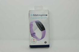 A pre-owned Fitbit Inspire HR Fitness Tracker in Lilac (Box, USB charger and extra band included).