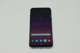 A pre-owned Samsung Galaxy S8+ SM-G955N 64GB in Orchid Gray (Damaged screen and rear glass, some