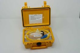 A pre-owned Fibre Optic Launch Box 9/125nm 1km.