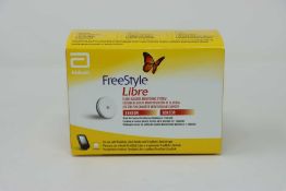 A boxed as new Abbott FreeStyle Libre Glucose Sensor (Expiry date: 31/05/2021) (Box sealed, some