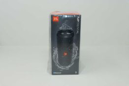 A boxed as new JBL Flip Essential Portable Bluetooth Speaker in Black (Box sealed).