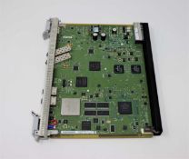 A pre-owned Ciena Nortel NTK554BAE5 OME 6500 Optical Service Channel w/WSC 2 Port SFP 2 Port 10