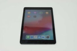 A pre-owned Apple iPad Air Wi-Fi Only A1474 32GB in Space Grey (Serial: DMPN4Z6QFK11) (iCloud