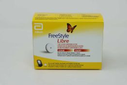 A boxed as new Abbott FreeStyle Libre Glucose Sensor (Expiry date: 31/05/2021) (Box sealed).