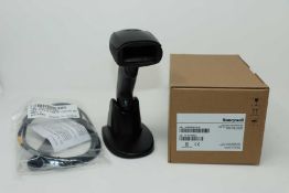 A boxed as new Honeywell Xenon 1950 Corded Rachet Barcode Scanner in Black (P/N: 1950GSR-2-2-INT)