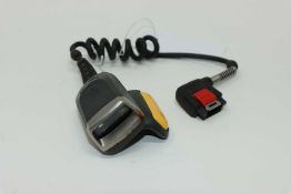 A pre-owned Zebra RS5000-LCFSWR Corded Ring Scanner (Missing strap. Sold as seen).