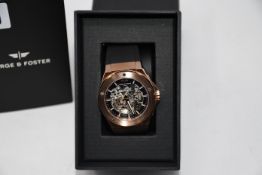 A men's boxed as new Forge & Foster Anantianx Ghost watch.