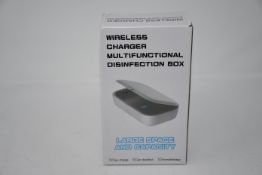 Fifteen wireless charger and multifunctional disinfection boxes.