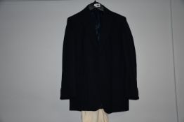 One Steven Hitchcock navy jacket. Size unknown.