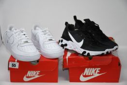 An as new Nike Air Force 1 size 5 (314192-117. no box and no tags).