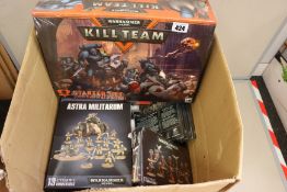 A quantity of Warhammer Age of Sigmar figures and related items to include Warhammer Seraphon