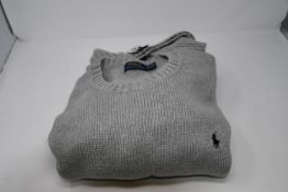 One as new Ralph Lauren Polo Chunky Cotton Knit size XXL. One as new Rapl Lauren navy joggers size S