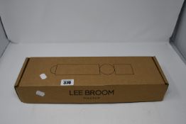 One boxed Lee Broom Fulcrum pendant light in a polished gold finish (FUL0061).