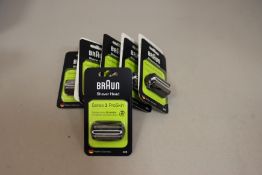 Ten boxed as new Braun Series 3 ProSkin 32B electric shaver head replacements.