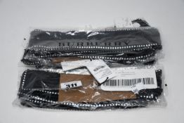 Four as new Burberry Diamante Tb Jacquard Silk Ribbon (RBN:111663:A1189).