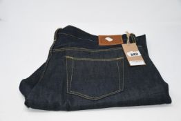 One as new Blackhorse Lane Ateliers E5 Relaxed Tapered Jeans 14 oz Indigo Selvedge size 42.