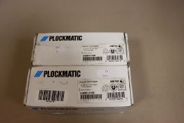 Two boxed as new Plockmatic staple cartridges.