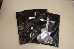 One as new Elvis Jesus Vince white shirt size M. One as new Elvis Jesus Thrilla black shirt size