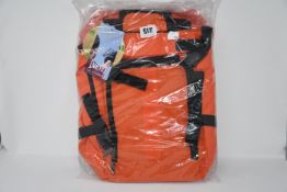 Seven as new Cabin Max Metz 20L underseat cabin bags in orange.