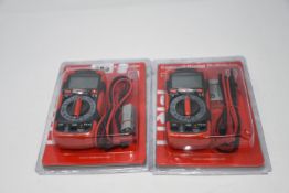 Nine as new RS Pro Compact Digital Multimeters RS-12.
