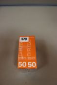 Six boxed as new Dr Russo Once A Day Sun Protection Invisible Face Gel SPF50 (15ml).