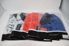 One as new Galvin Green Mike Shirt Ventil8+ size S (colour: red orange/Lava). One as new Galvin