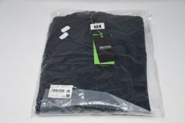 One man's as new Hugo Boss Skarley track top in dark blue (XL).