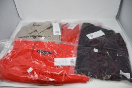 One as new French Connection Luna Mozart Waffle Knit Cropped Jumper. Size S (Model: 78NAI). One as